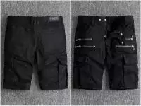 balmain shorts jeans biker homme  sale 15082 black